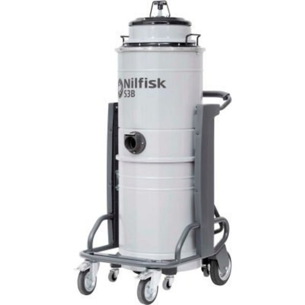 Nilfisk-Advance America Nilfisk S3B Wet/Dry Industrial Vacuum, 26 Gallon Cap. 55100122